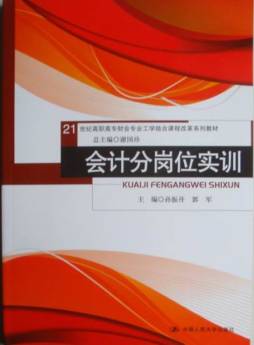 会计分岗位实训封面图