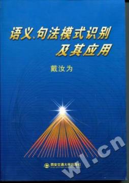 语义句法模式识别及其应用封面图