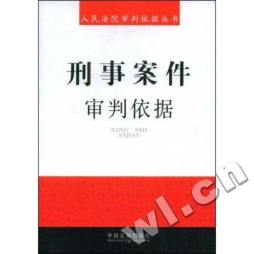 刑事案件审判依据封面图