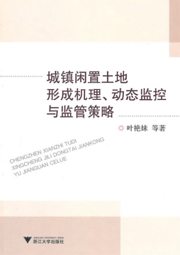 城镇闲置土地形成机理、动态监控与监管策略封面图