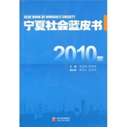 2010年宁夏社会蓝皮书封面图