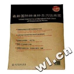 最新国际标准针灸穴位挂图封面图