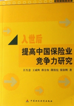 入世后提高中国保险业竞争力研究封面图