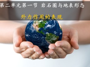 2019-2020学年鲁教版高中地理必修1课件：2.1 岩石圈与地表形态内外力作用与地表形态变化(共41张PPT)