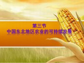 2019-2020学年中图版高中地理必修3课件：2.3《中国东北地区农业的可持续发展》(共28张PPT)