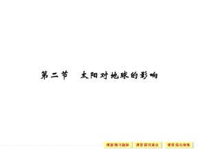 2019-2020学年中图版高中地理必修1课件：1.2太阳对地球的影响（40张）