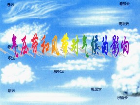 2019-2020学年中图版高中地理必修1课件：2.1气压带和风带对气候的影响(共34张PPT)