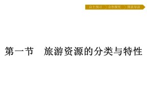 2019-2020学年 人教版选修3 ：第2章+第1节　旅游资源的分类与特性+课件（33张）