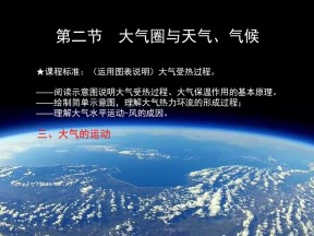 2019-2020学年鲁教版高中地理必修1课件：2.2大气圈与天气、气候—大气的运动(共118张PPT)