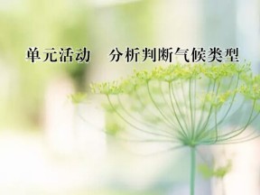2019-2020学年鲁教版高中地理必修1课件：第二单元活动--《分析判断气候类型》（38张PPT）