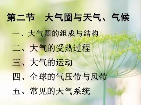 2019-2020学年鲁教版高中地理必修1课件：2.2大气圈与天气、气候（59张PPT）