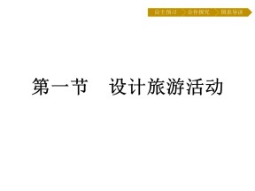 2019-2020学年 人教版选修3 ：第5章+第1节　设计旅游活动+课件（29张）