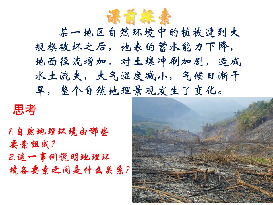 2019-2020学年中图版高中地理必修1课件：3.2《地理环境整体性和地域分异》课件(共31张PPT)第2页