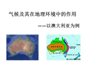 2019-2020学年中图版高中地理必修1课件：3.1 气候及其在地理环境中的作用 (共21张PPT)