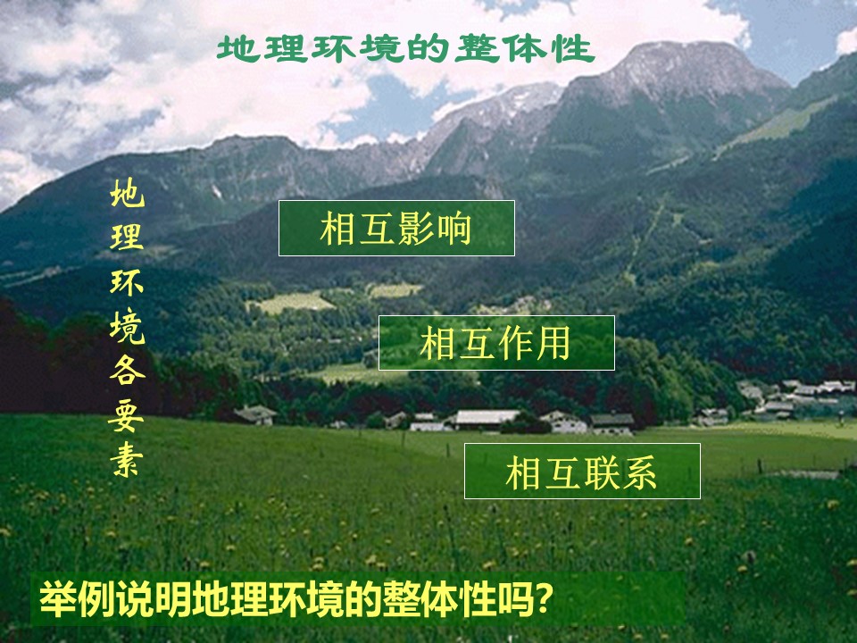 2019-2020学年中图版高中地理必修1课件：3.2《地理环境整体性和地域分异》课件(共31张PPT)第3页