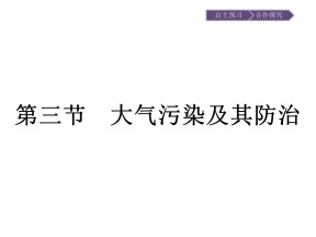 2019-2020学年 人教版选修6 ：第2章+第3节　大气污染及其防治+课件（15张）
