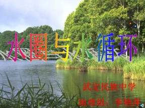 2019-2020学年鲁教版高中地理必修1课件：2.3水圈和水循环(共53张PPT)
