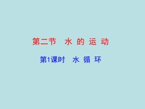 2019-2020学年中图版高中地理必修1课件：2.2水循环2（28ppt）