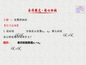 2019-2020学年苏教版选修1-2      复数代数形式的加减运算及其几何意义     课件（52张）