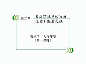2019-2020学年湘教版高中地理必修1课件：2.3大气环境（第一课时）大气的垂直分层与对流层大气的受热过程（39张ppt）