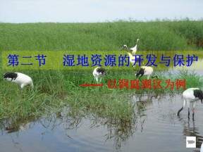2019-2020学年湘教版高中地理必修3课件：2.2湿地资源的开发与保护(共27张PPT) (2)