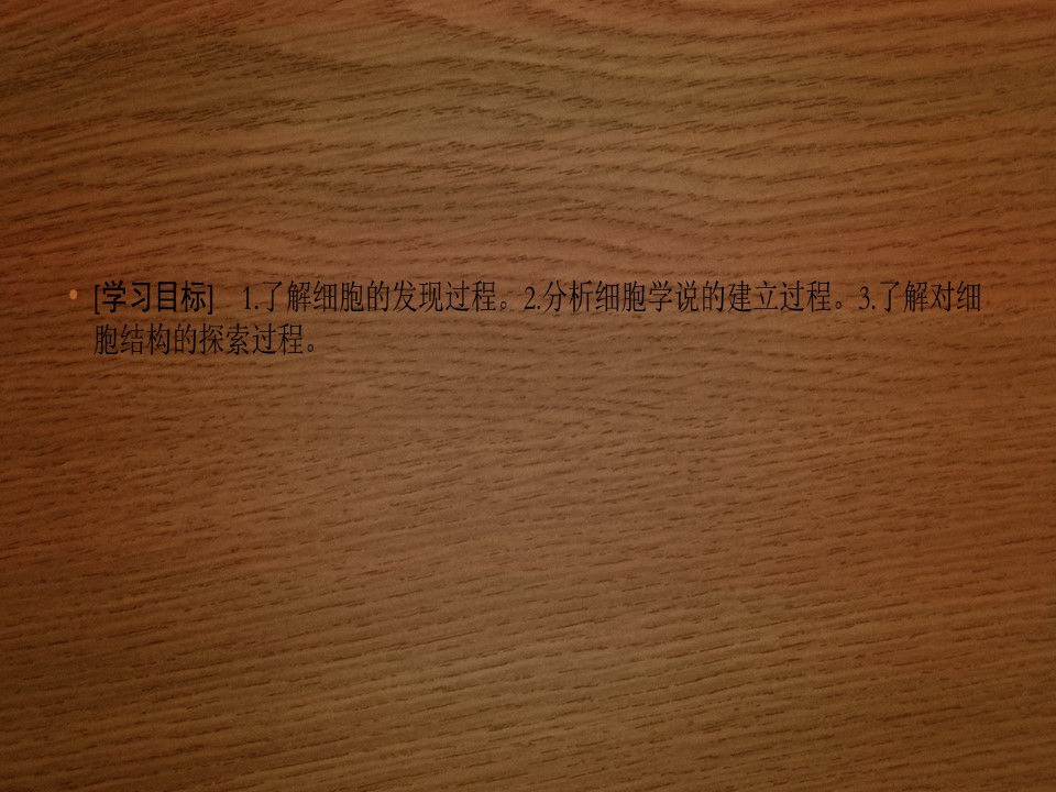 2019-2020学年 北师大版 选修1人类探索细胞的历史（29张） 课件第2页