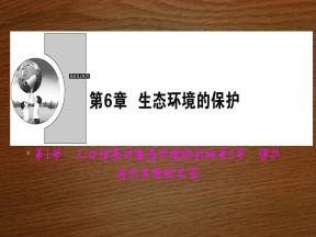 2019-2020学年   人教版 必修3  　人口增长对生态环境的影响 保护我们共同的家园 (45张） 课件
