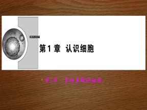 2019-2020学年 北师大版 选修1多种多样的细胞（43张） 课件