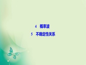 2019-2020学年人教版选修3-5 第十七章 4、5　概率波 不确定性关系 课件（41张）