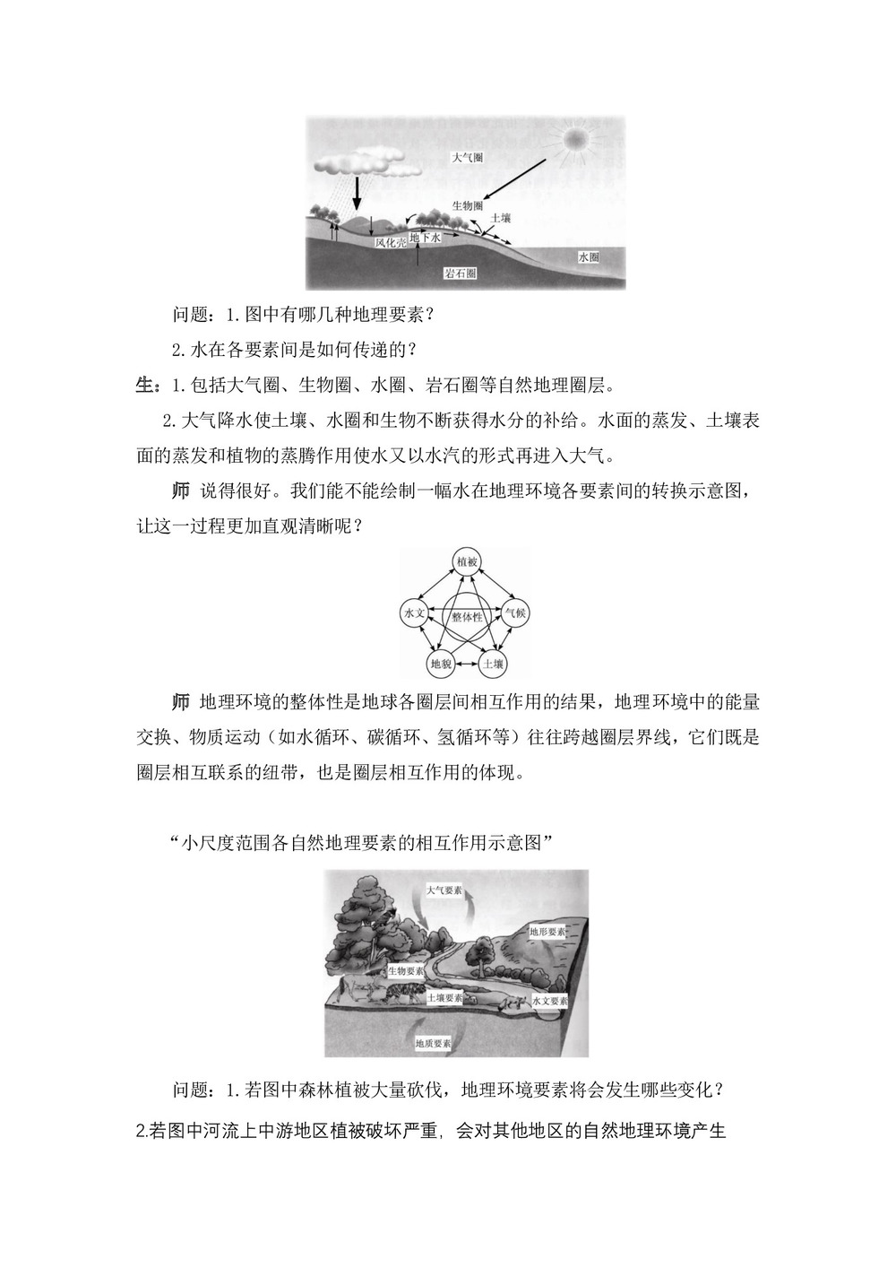 2019-2020学年湘教版高中地理必修1教案:3.2自然地理环境的整体性第2页