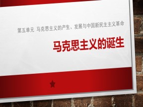 2019—2020学年岳麓版必修一第18课 马克思主义的诞生 课件（28张）