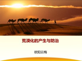 2019-2020学年中图版高中地理选修6课件：3.2《荒漠化的产生与防治》课件(共37张PPT)