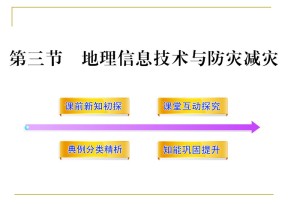 2019-2020学年中图版高中地理选修5课件：3.3地理信息技术与防灾减灾（共21张PPT）