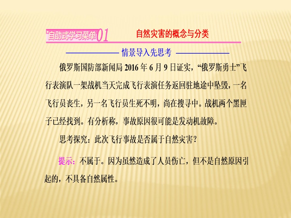 2019-2020学年中图版高中地理选修5课件：1.1自然灾害及其特点 课件 (共33张PPT)第2页