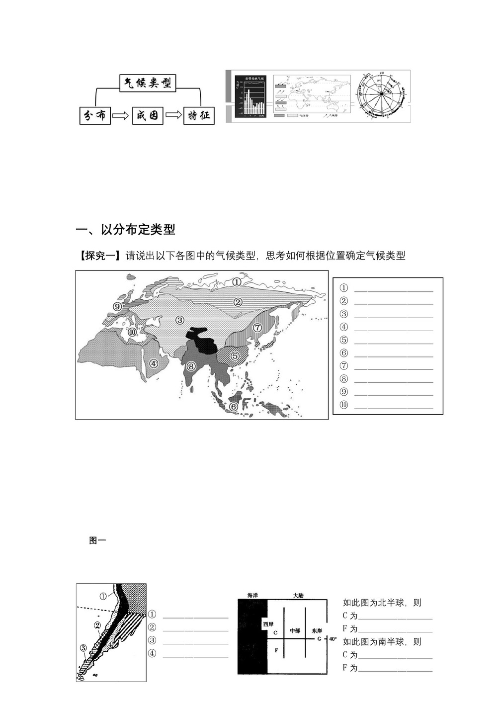2019-2020学年人教版高中地理必修1教案:2.2气压带和风带-气候类型判读  教案第2页