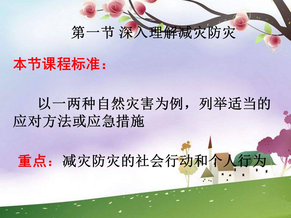 2019-2020学年鲁教版高中地理选修5课件：4.1《深入理解减灾防灾》课件(共31张PPT)第2页