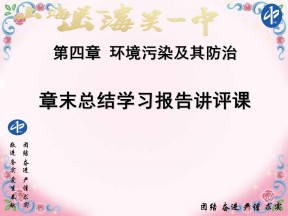2019-2020学年湘教版高中地理选修6课件：4.1环境污染及其防治 (共20张PPT)