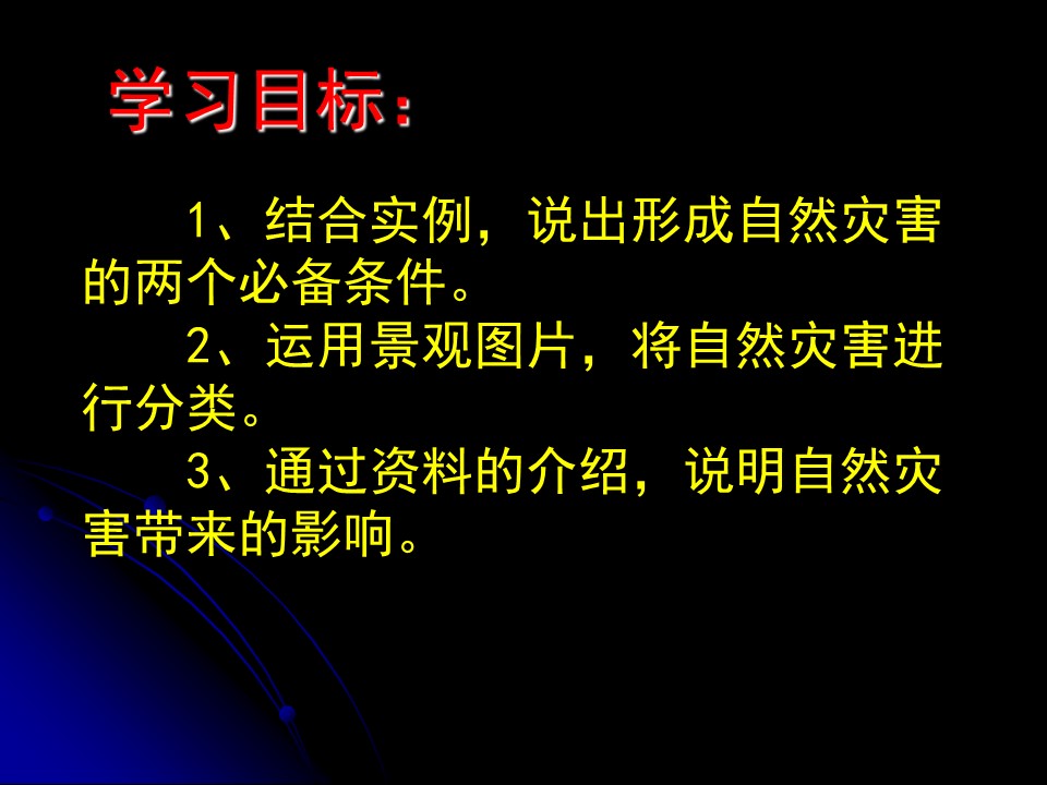 2019-2020学年中图版高中地理选修5课件：1.1《自然灾害及其特点》课件(共27张PPT)第3页