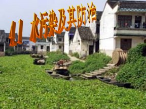 2019-2020学年湘教版高中地理选修6课件：4.1《水污染及其防治》 (共24张PPT)
