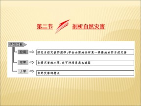 2019-2020学年鲁教版高中地理选修5课件：1.2 剖析自然灾害课件（共35张PPT）