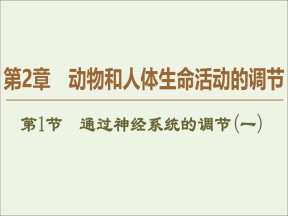 2019-2020学年   人教版 必修3 通过神经系统的调节一 (50张） 课件