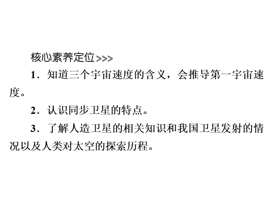 2019-2020学年人教版物理必修二 第六章 第五节 第六节 宇宙航行　经典力学的局限性 课件（107张）第3页