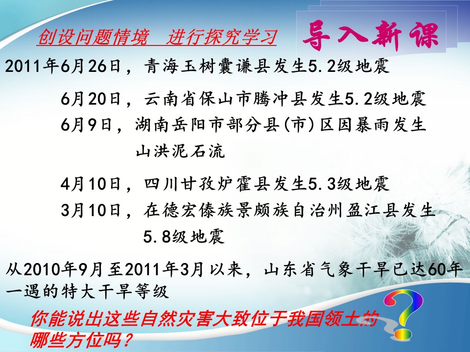 2019-2020学年中图版高中地理选修5课件：2.4《中国自然灾害的地域差异》课件(共35张PPT)第2页