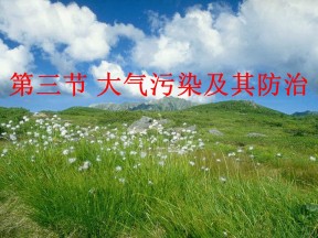 2019-2020学年人教版高中地理选修6课件：2.3大气污染及其防治 （35张PPT）