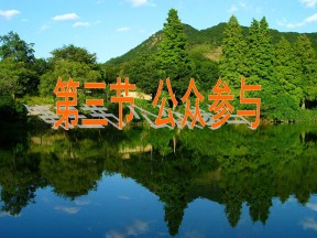 2019-2020学年人教版高中地理选修6课件：5.3公众参与(共20张PPT)