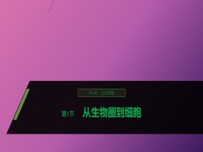 2019-2020学年  人教版  必修1 从生物圈到细胞  课件 （24张）