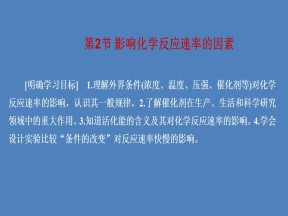 2019-2020学年人教版选修4 第2章第2节 影响化学反应速率的因素 课件（45张）