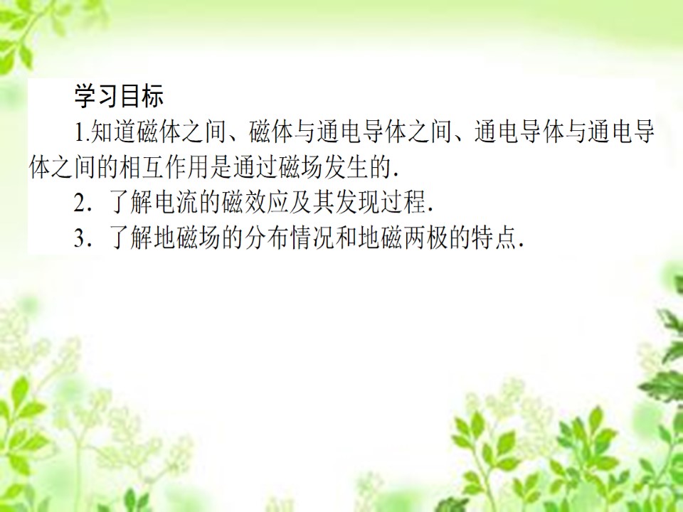 2019-2020学年人教版选修3-1 3.1 磁现象和磁场 课件（34张）第2页