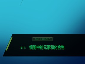2019-2020学年  人教版  必修1 细胞中的元素和化合物  课件 （26张）