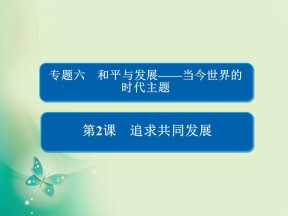 2019-2020学年人民版选修3 6-2 追求共同发展 课件（30张）